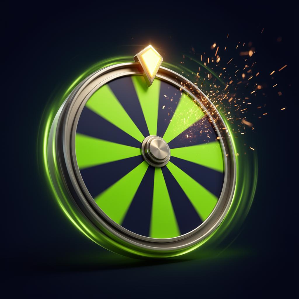 Wheel game art